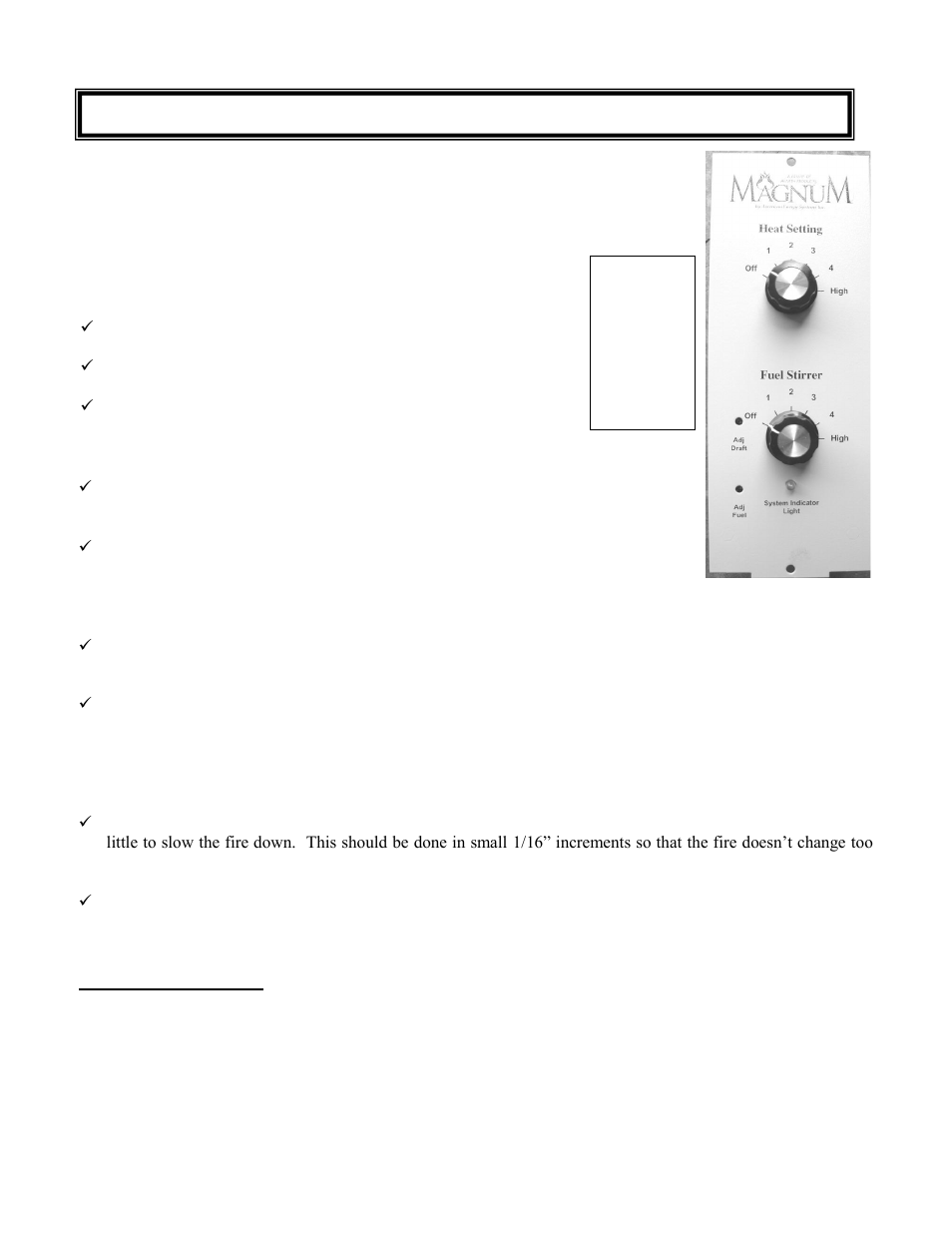 Lighting instructions (6500 furnace) | American Energy Systems MagnuM 7500 User Manual | Page 26 / 44