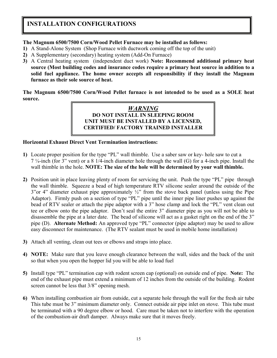 American Energy Systems MagnuM 7500 User Manual | Page 15 / 45