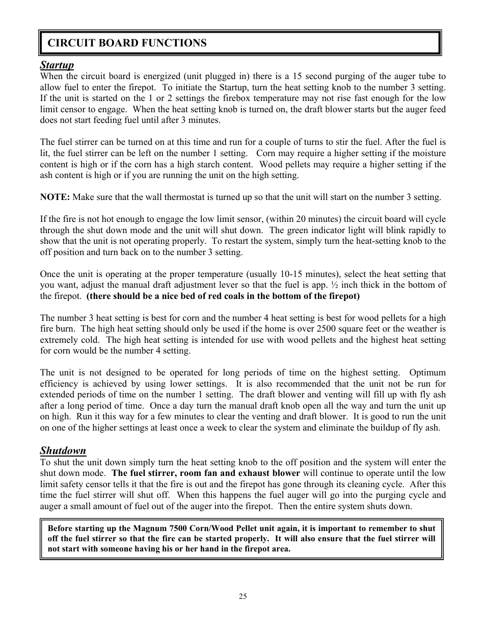 American Energy Systems MagnuM 7500 User Manual | Page 25 / 45