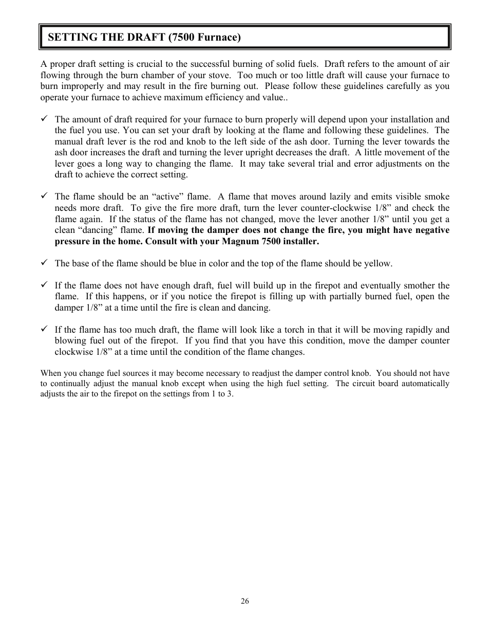 American Energy Systems MagnuM 7500 User Manual | Page 26 / 45