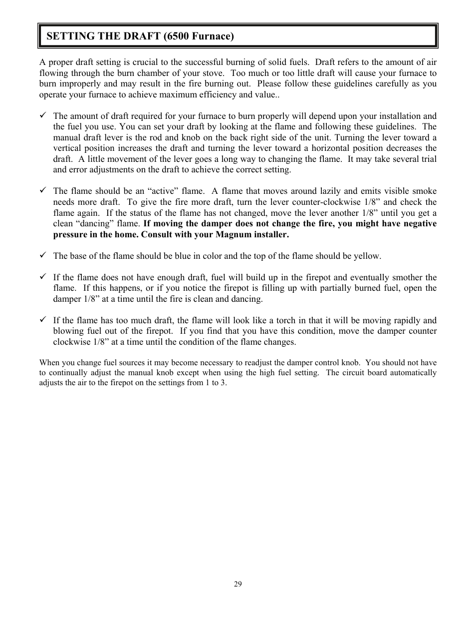 American Energy Systems MagnuM 7500 User Manual | Page 29 / 45