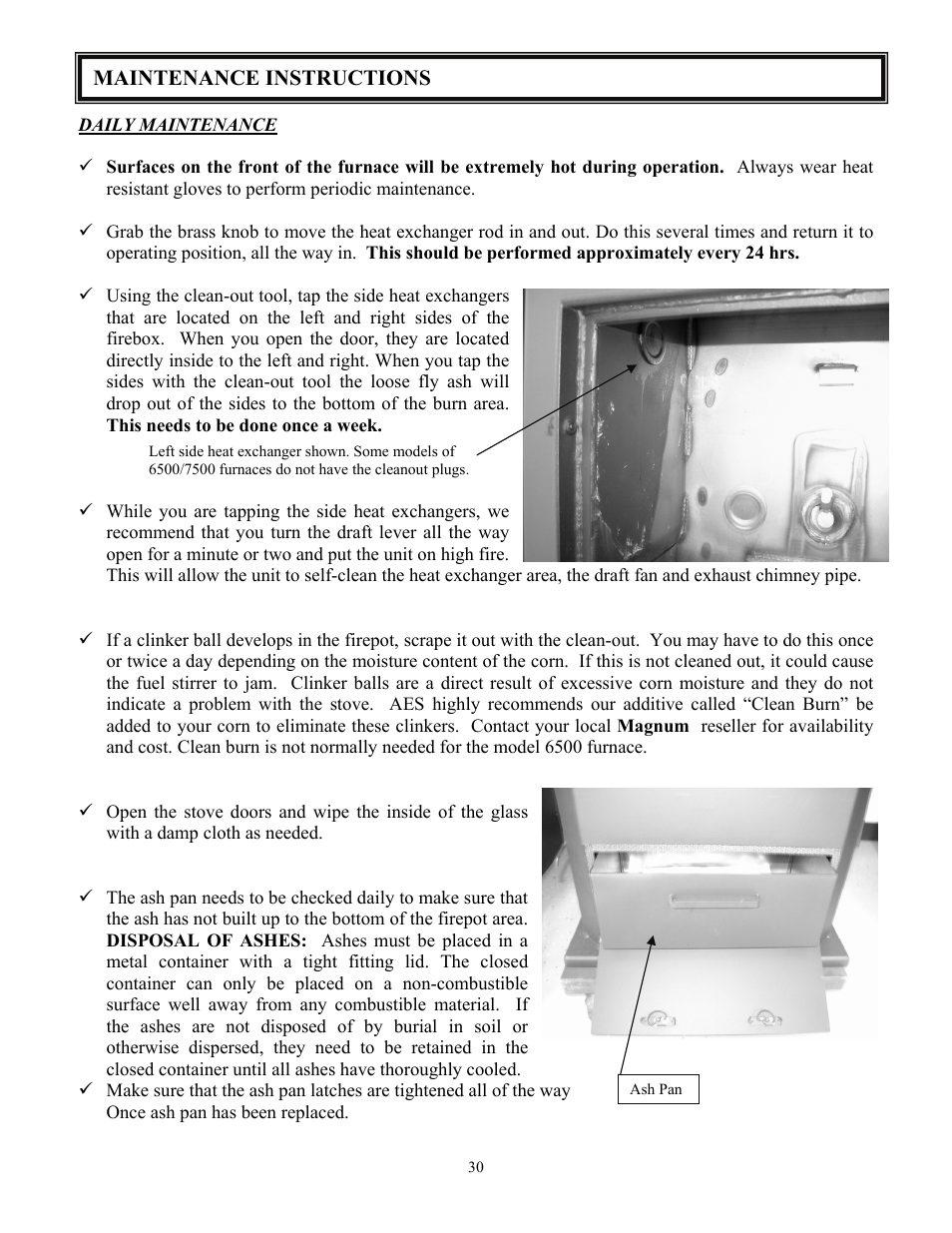 American Energy Systems MagnuM 7500 User Manual | Page 30 / 45