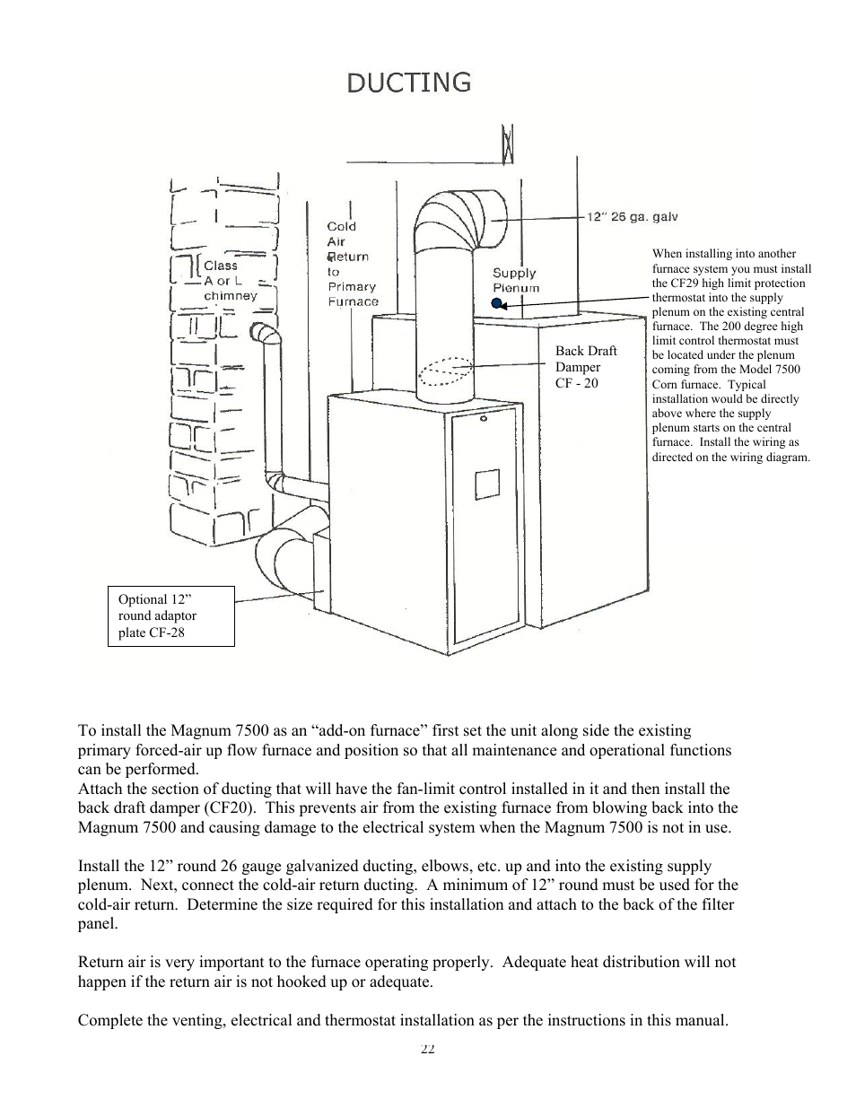 American Energy Systems MagnuM 7500 User Manual | Page 22 / 43