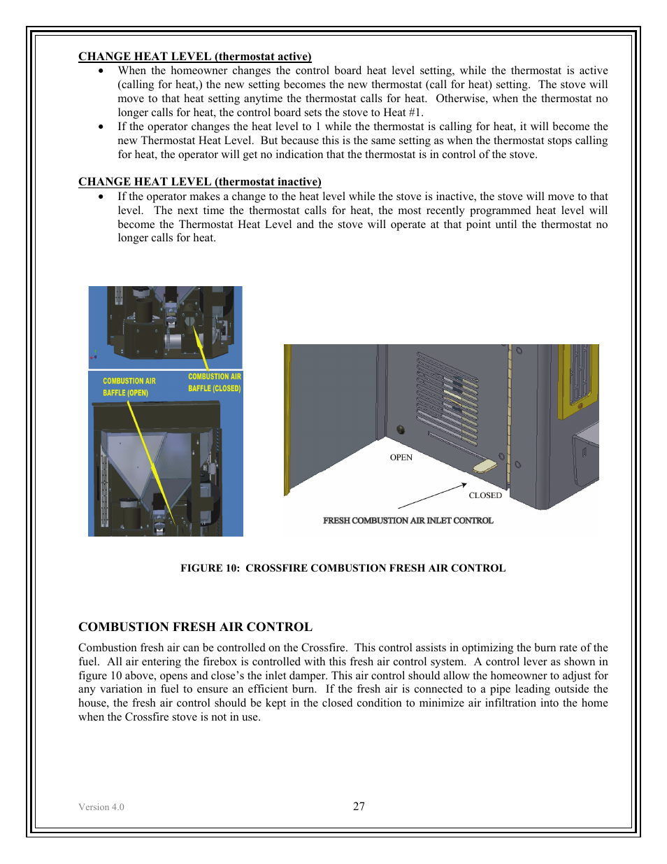 American Energy Systems Crossfire Pellet User Manual | Page 27 / 59