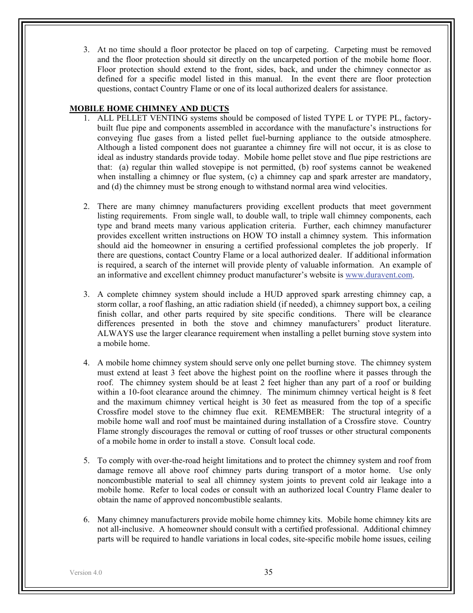 American Energy Systems Crossfire Pellet User Manual | Page 35 / 59