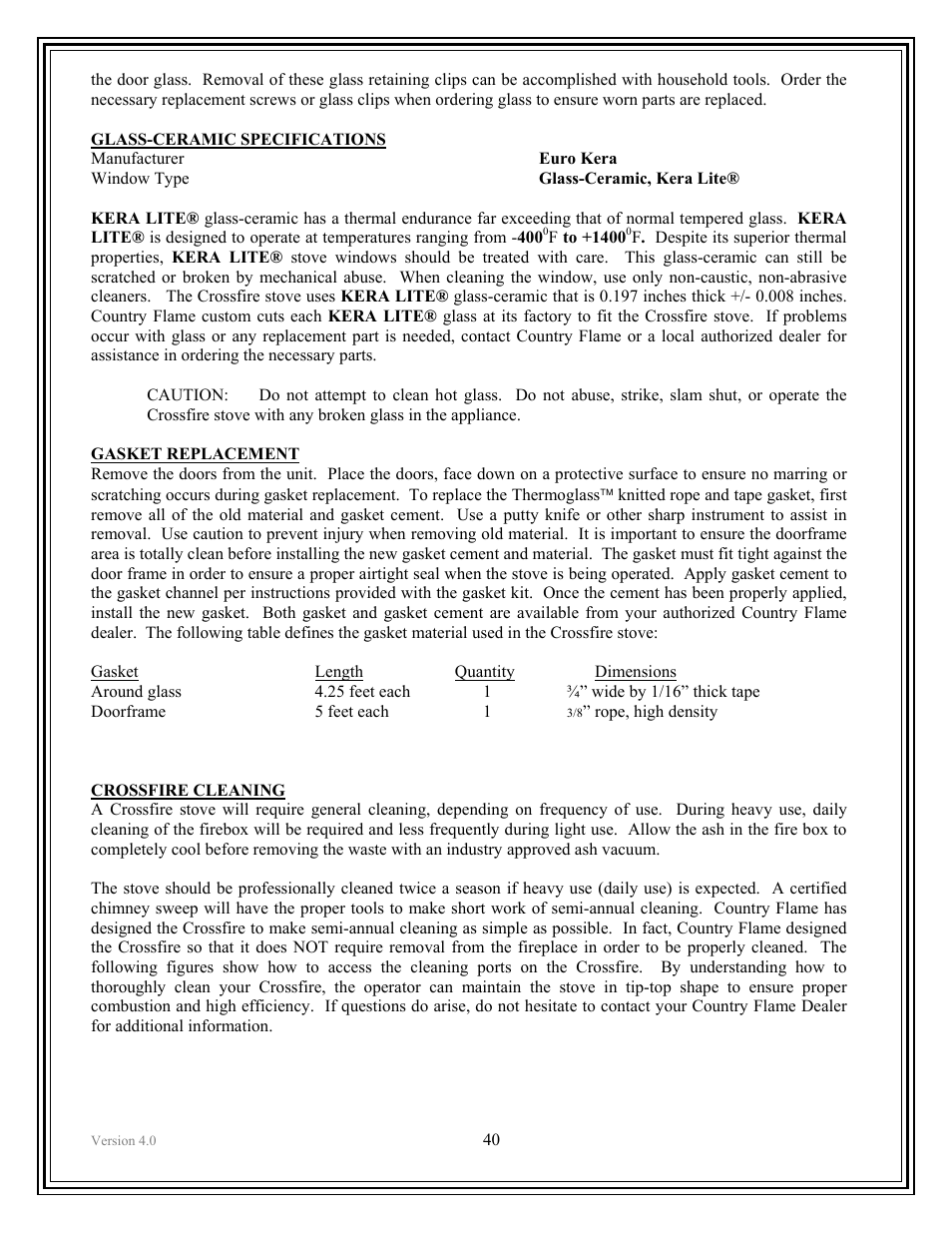 American Energy Systems Crossfire Pellet User Manual | Page 40 / 59