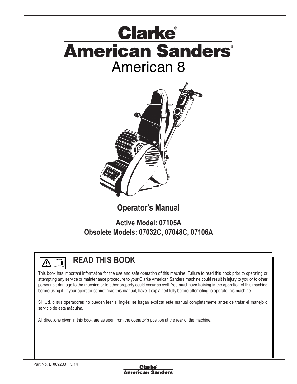American Sanders American 8 Drum Sanders User Manual | 30 pages