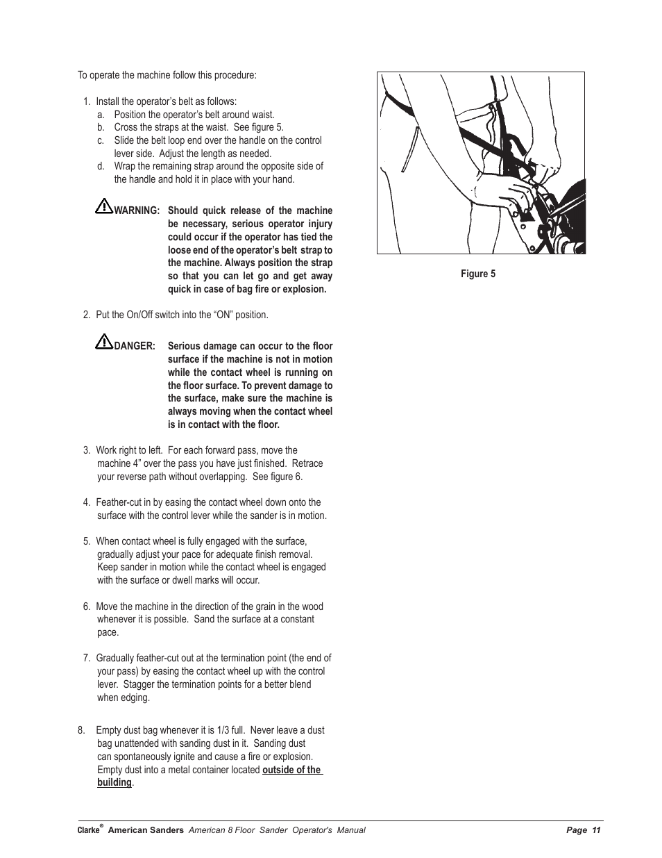 American Sanders American 8 Drum Sanders User Manual | Page 11 / 30