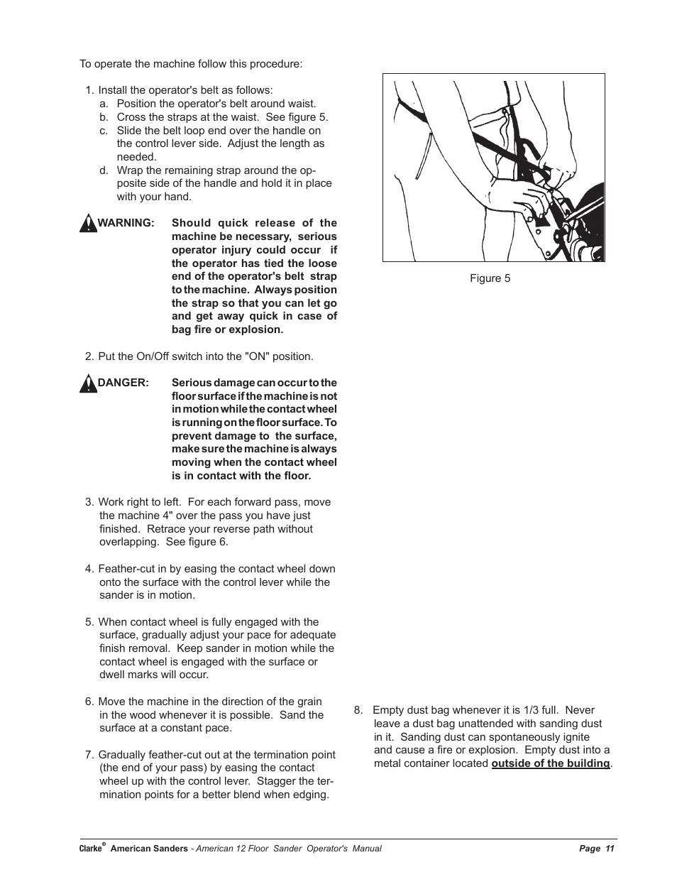 American Sanders American 12 Drum Sanders User Manual | Page 11 / 40