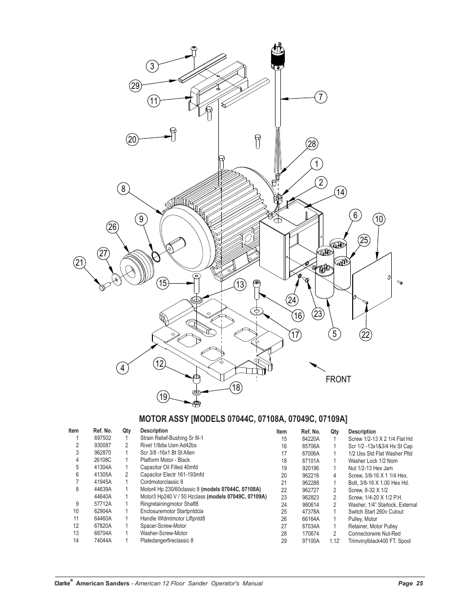 American Sanders American 12 Drum Sanders User Manual | Page 25 / 40