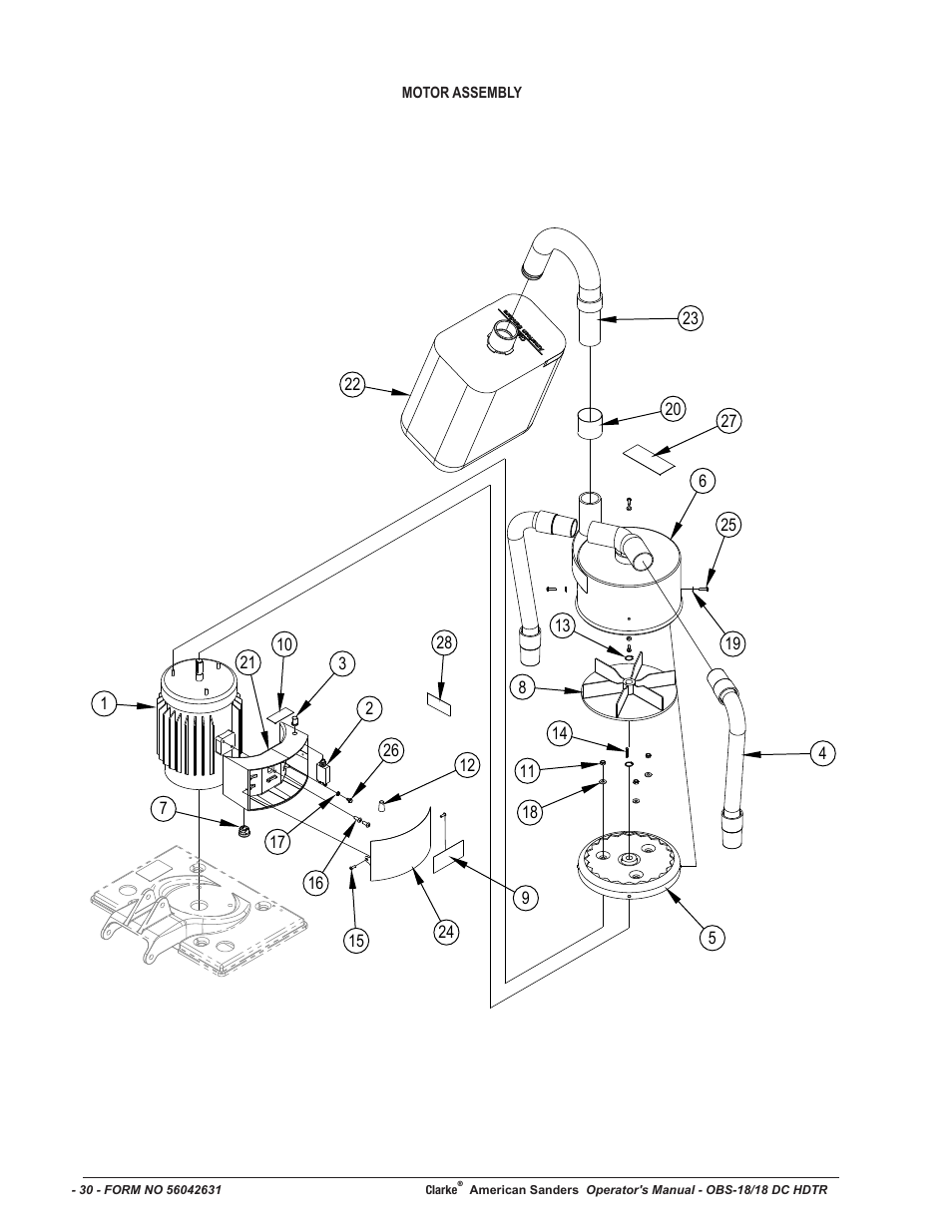 American Sanders OBS 18DC Orbital Sander User Manual | Page 30 / 36