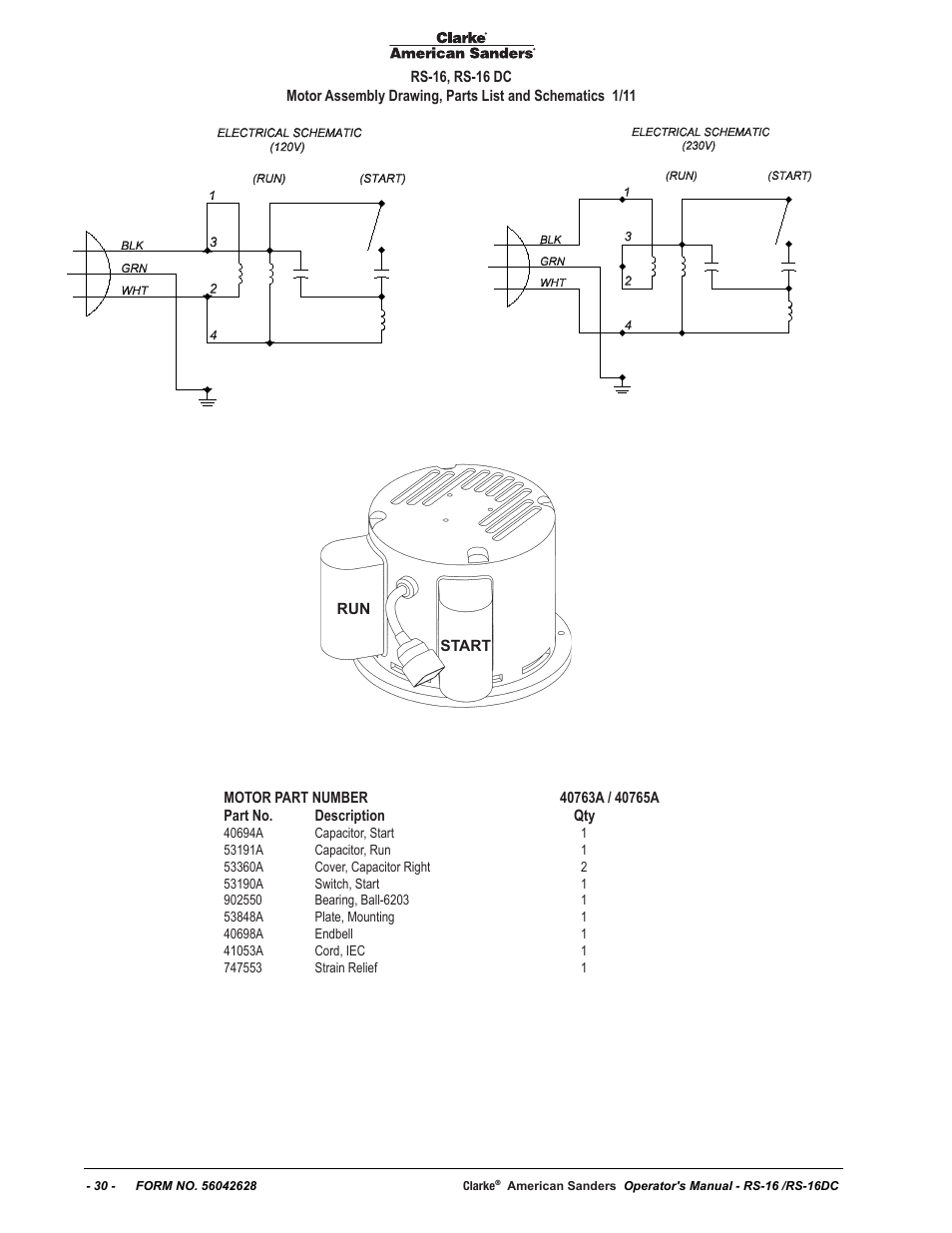 American Sanders RS-16DC Rotary Sander User Manual | Page 30 / 34