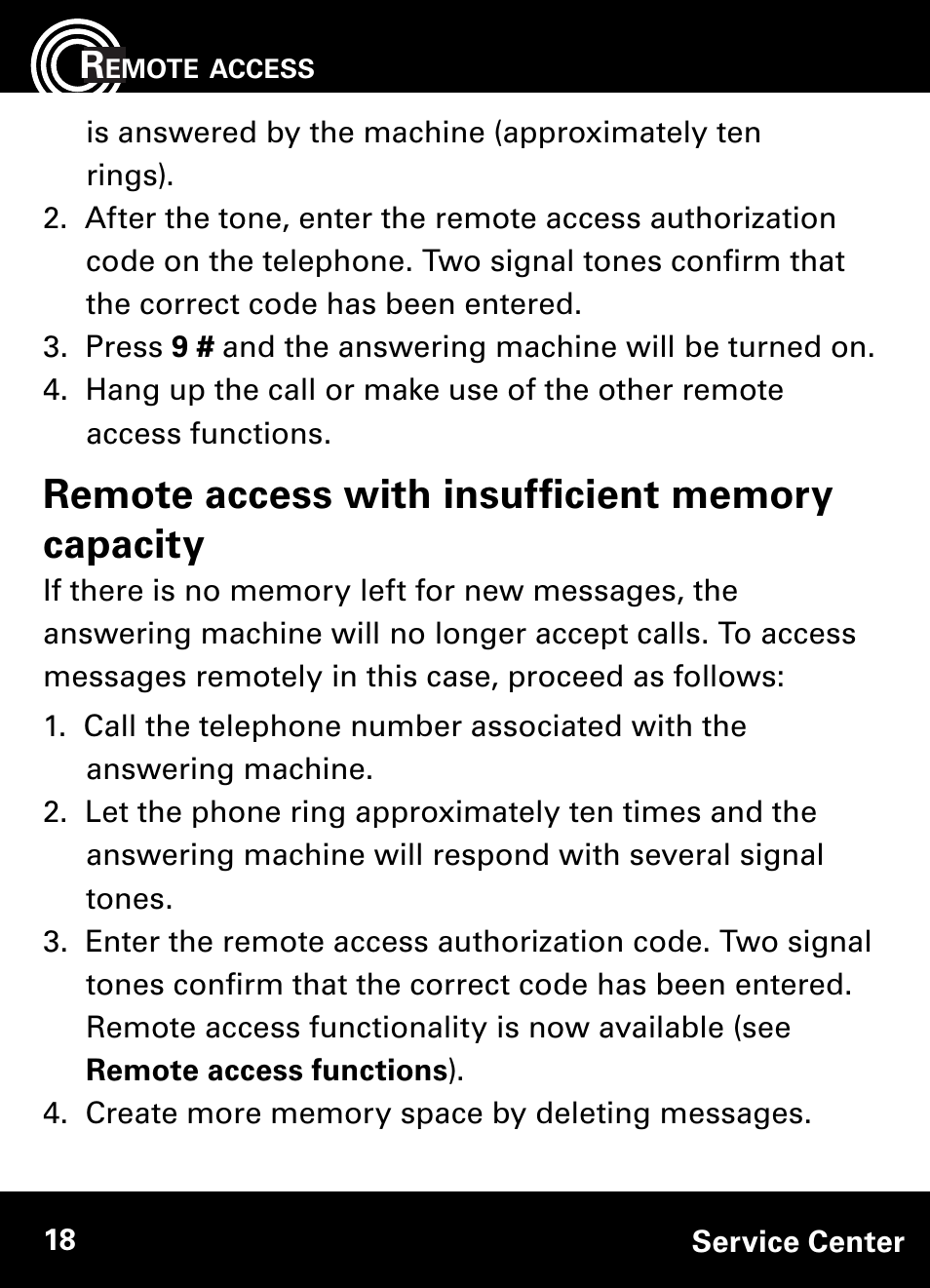 Amplicom AB900 Amplified Answering Machine User Manual | Page 18 / 49