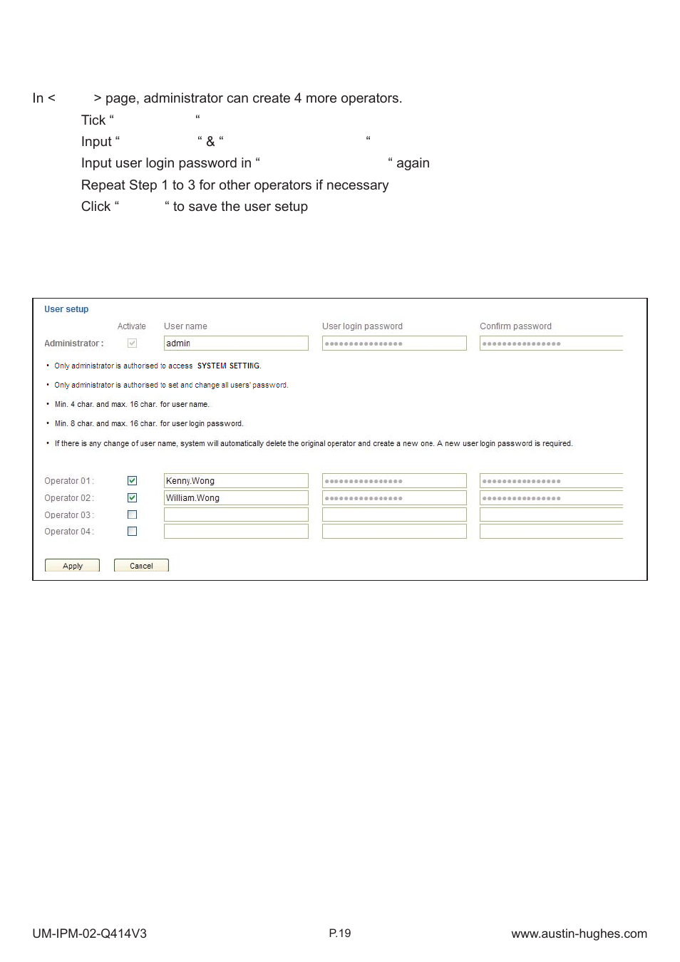 Austin Hughes IPM-02 User Manual | Page 24 / 48