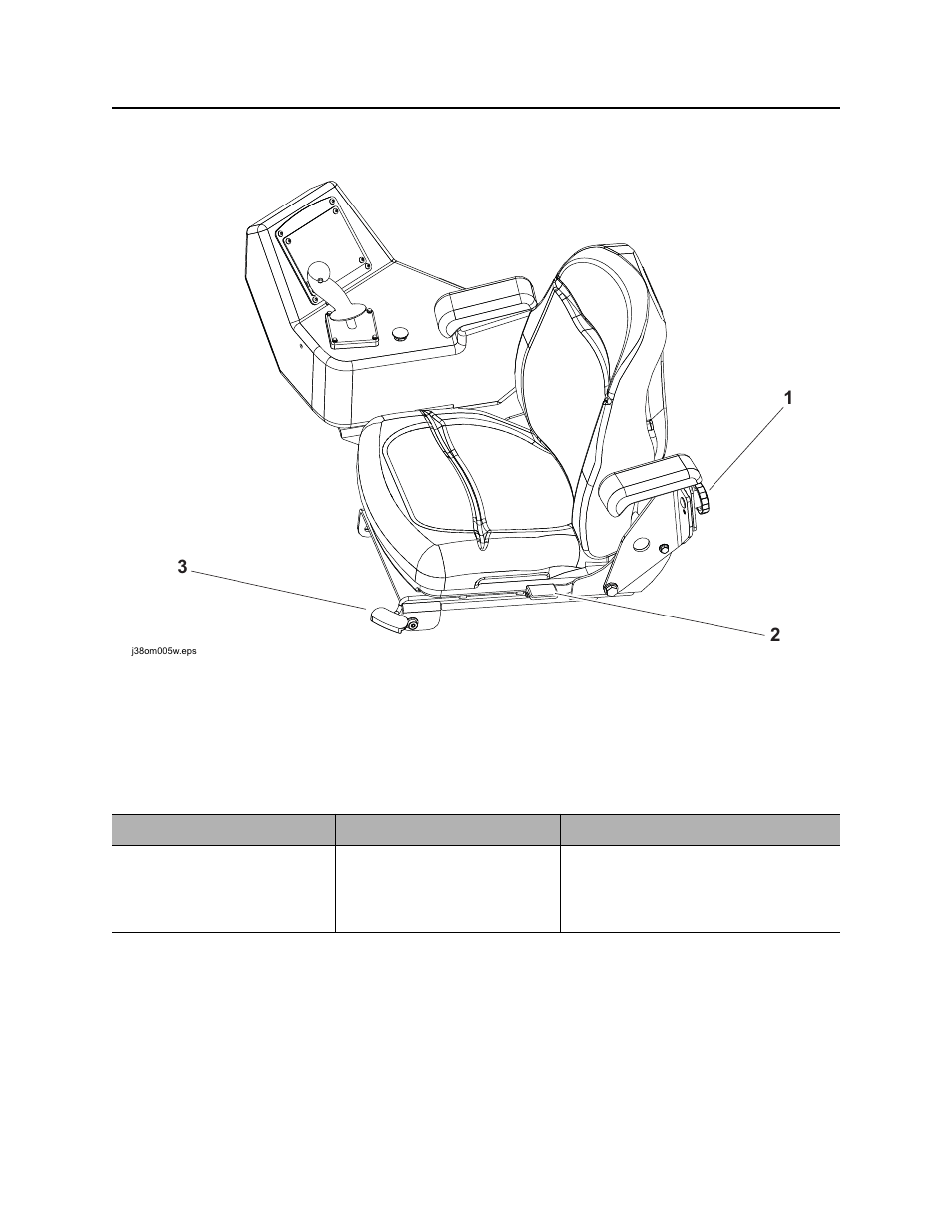 Seat/armrest, Jt20 operator’s manual | Ditch Witch JT20 User Manual | Page 51 / 195