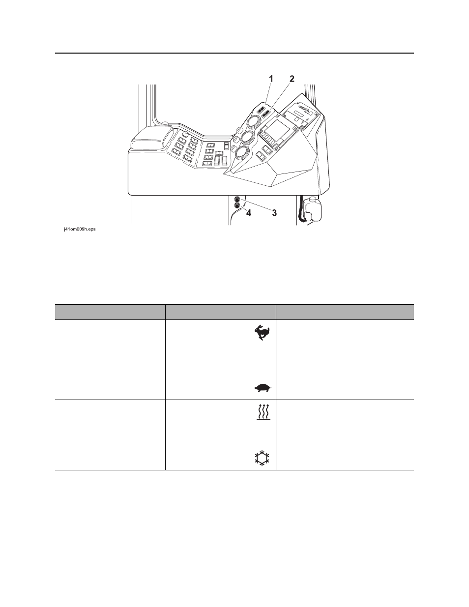 Climate controls | Ditch Witch JT100AT User Manual | Page 47 / 243