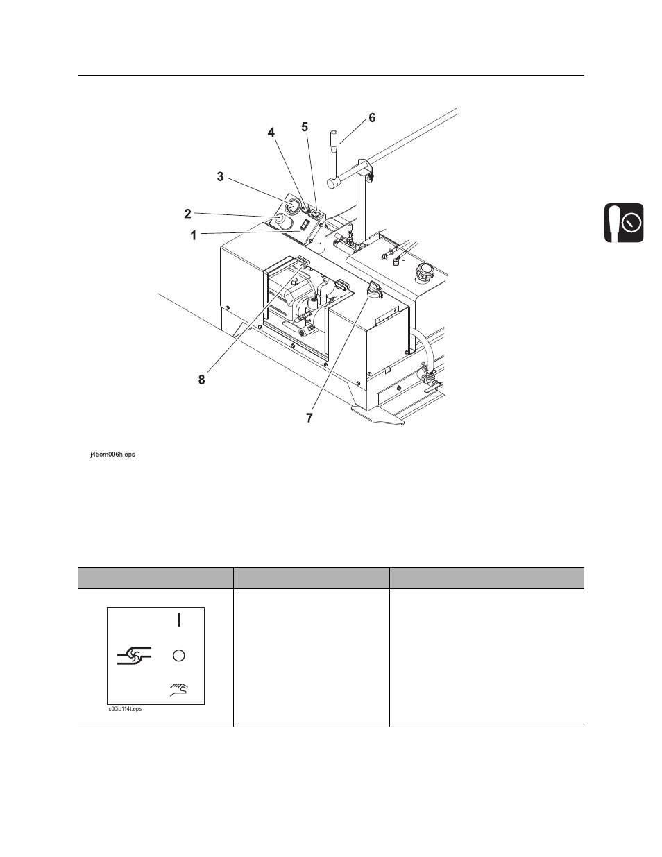 Operator station, Mv800 operator’s manual | Ditch Witch MV800 User Manual | Page 22 / 111