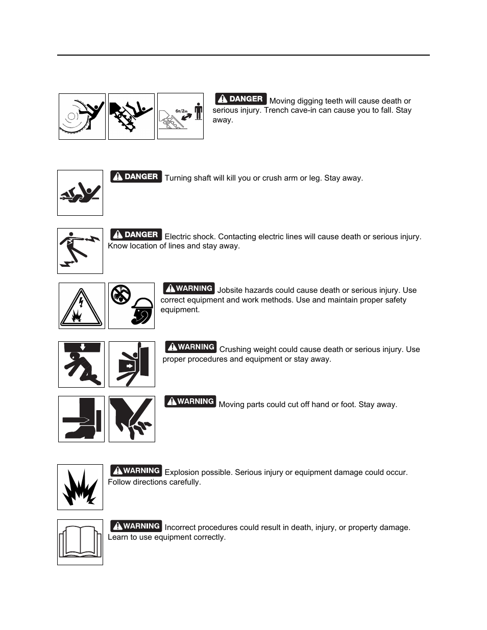 Safety alerts, Rt30 operator’s manual | Ditch Witch RT30 User Manual | Page 15 / 97