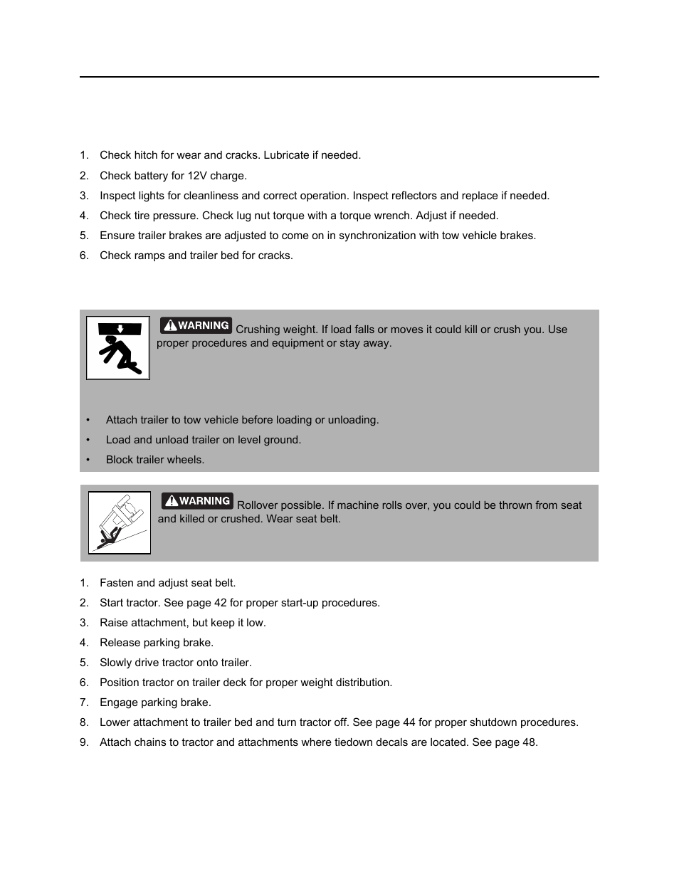 Procedure, Rt30 operator’s manual | Ditch Witch RT30 User Manual | Page 51 / 97