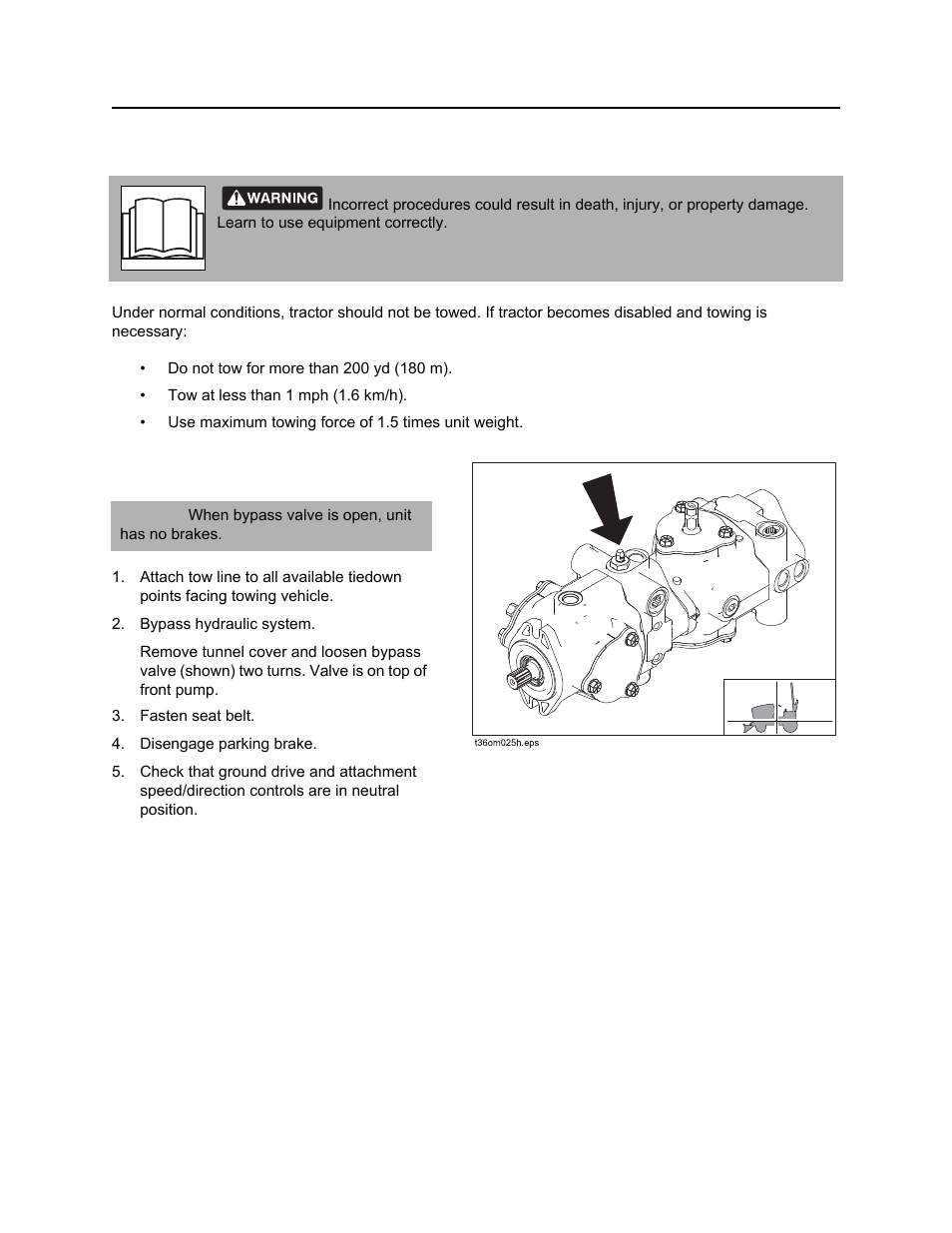 Procedure, Rt30 operator’s manual | Ditch Witch RT30 User Manual | Page 53 / 97