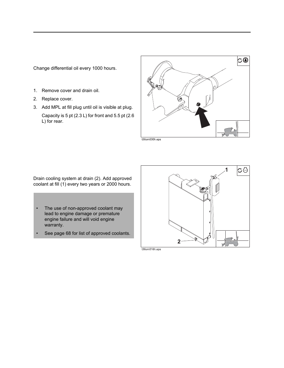 1000 hour, 2000 hour, Rt30 operator’s manual | Ditch Witch RT30 User Manual | Page 81 / 97