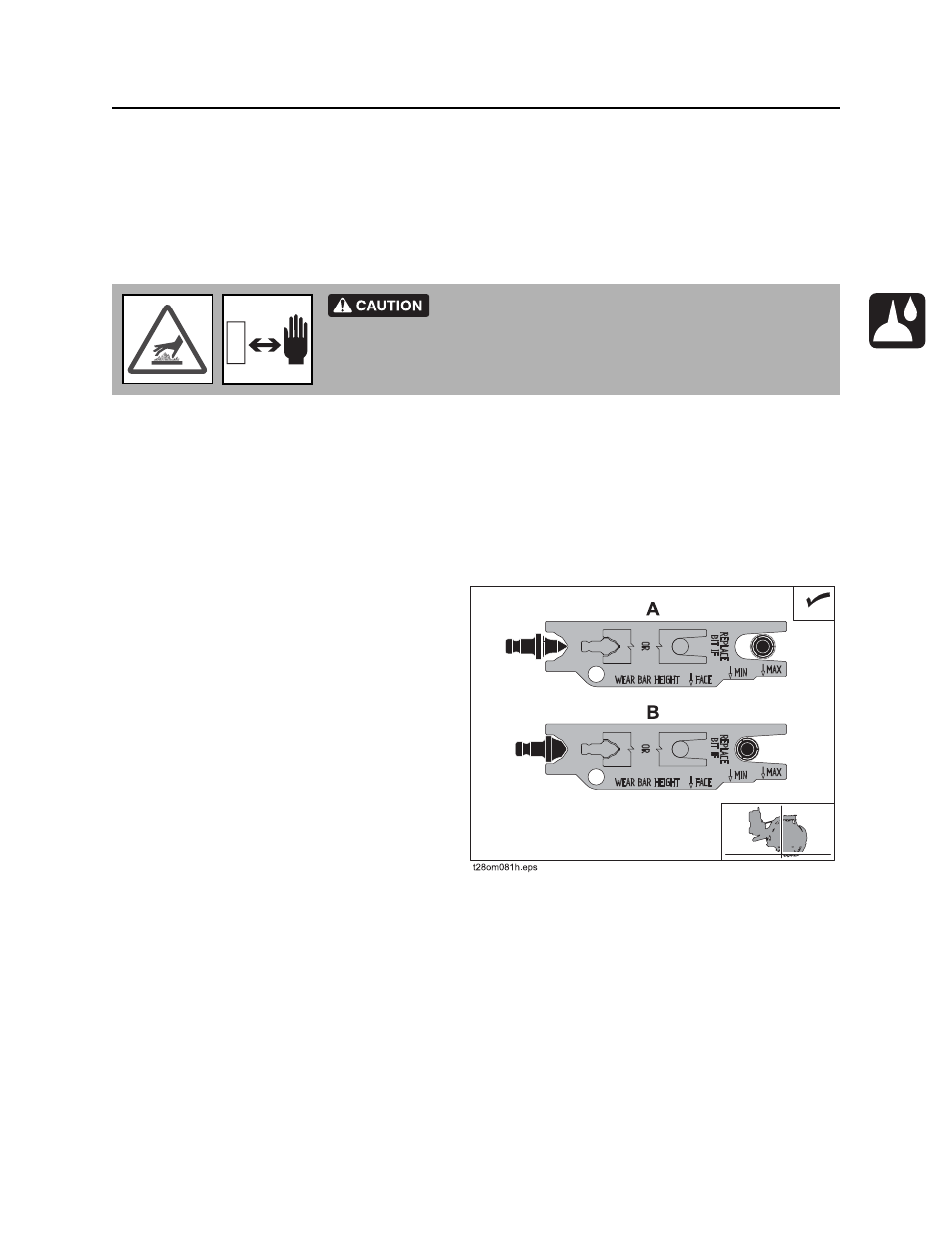 100’ (30.5 m), Inspect microtrencher blade and bits, Fixed bits | Rotating conical bits, Rt45 operator’s manual | Ditch Witch RT45 User Manual | Page 152 / 203