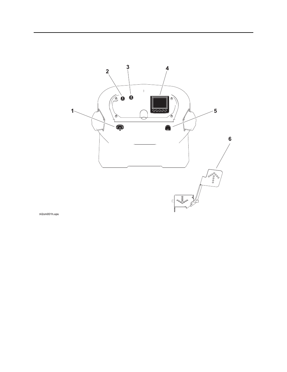 Center console, Controls, Rt45 operator’s manual | Ditch Witch RT45 User Manual | Page 29 / 203