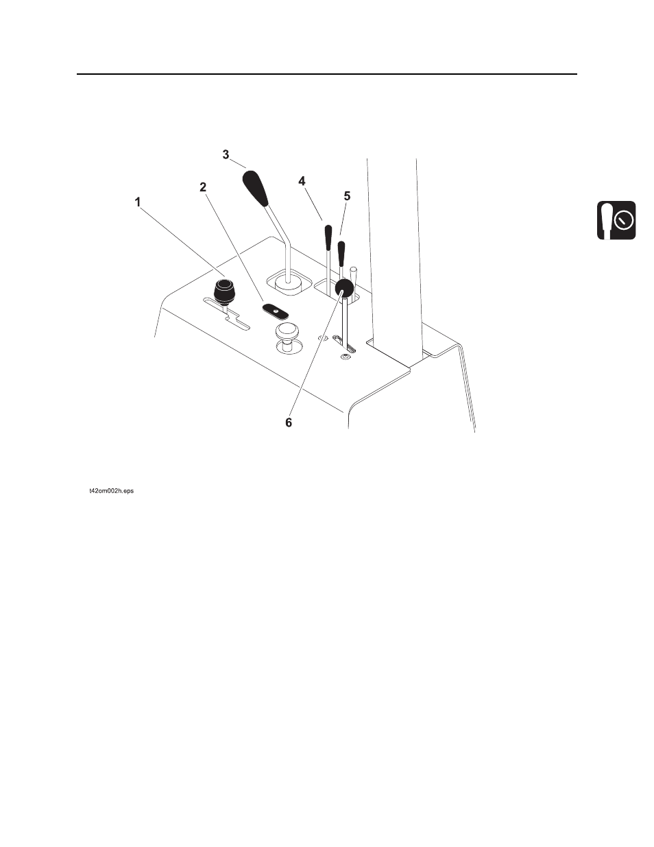 Right fender, Tractor controls, Rt45 operator’s manual | Ditch Witch RT45 User Manual | Page 36 / 203