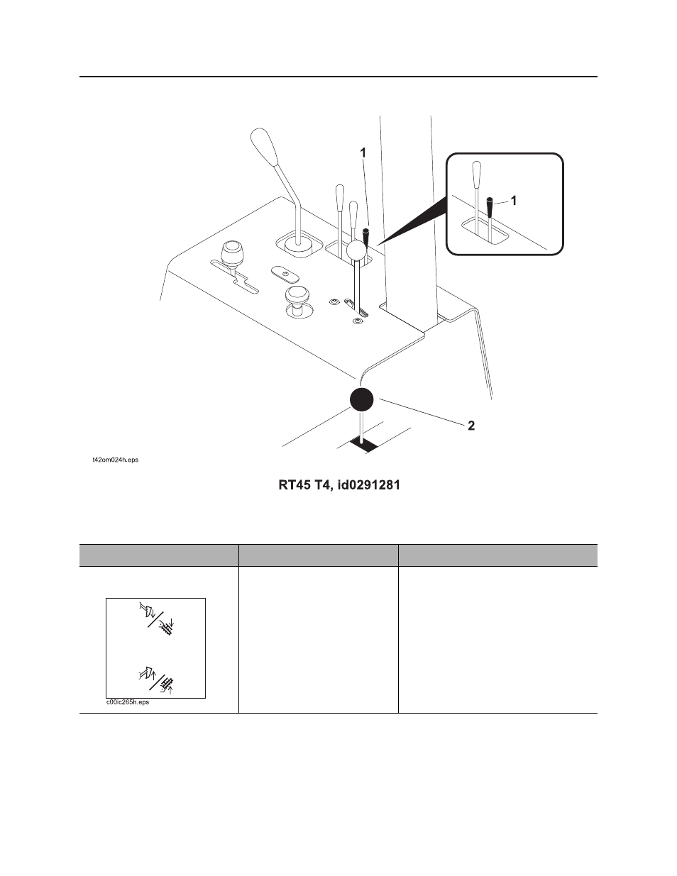 Combo controls, Rt45 operator’s manual | Ditch Witch RT45 User Manual | Page 43 / 203