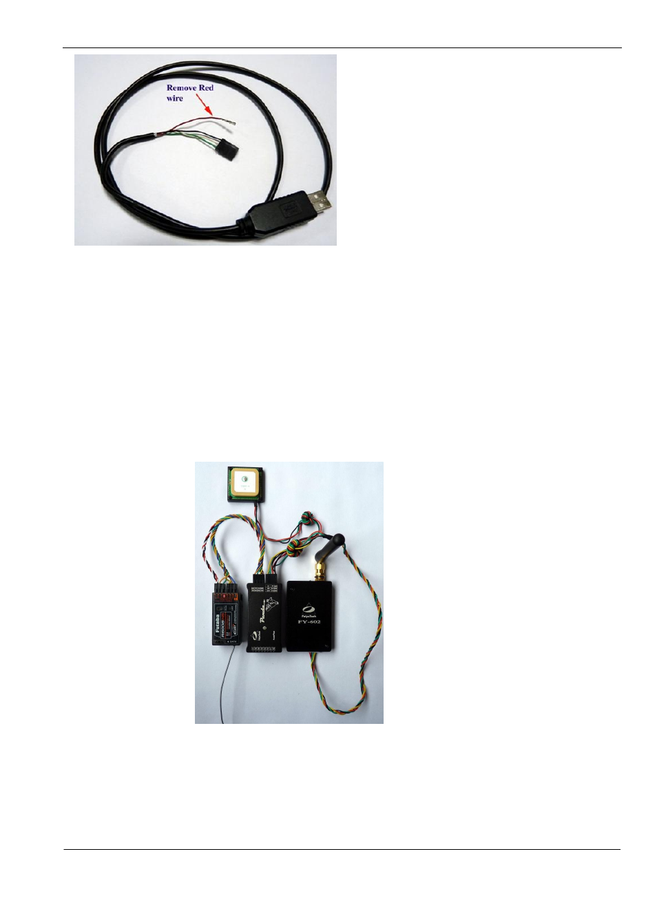 Option 2: rc receiver on-board, Option 2: on-board aircraft system diagramm | FeiYu Tech Panda Autopilot User Manual | Page 19 / 53