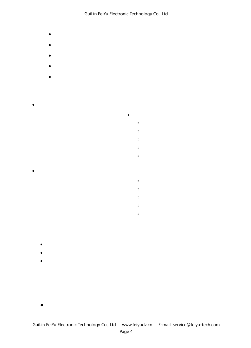 FeiYu Tech FY-91Q User Manual | Page 5 / 27