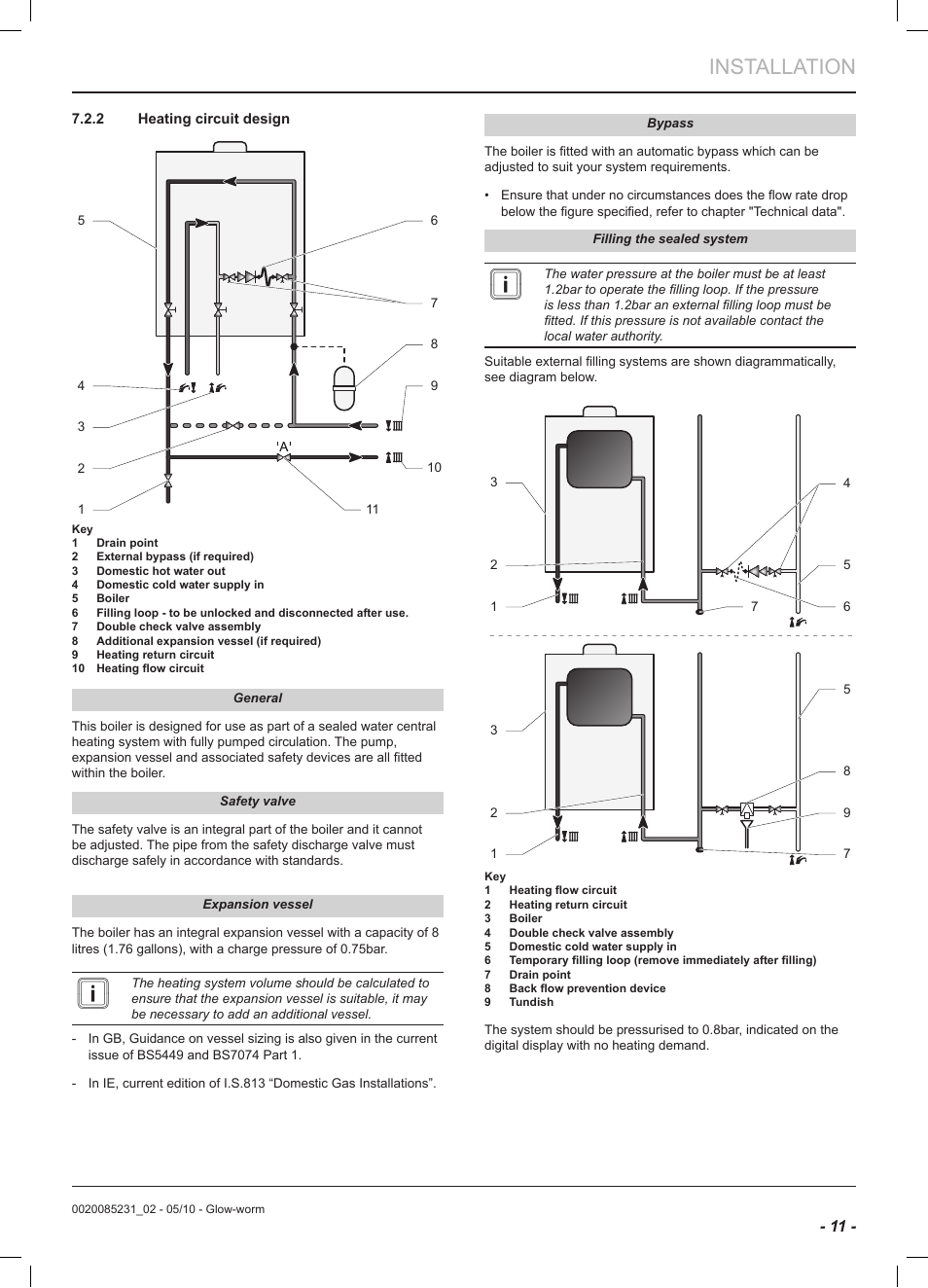 Installation | Glow-worm Ultracom2 cxi User Manual | Page 13 / 64