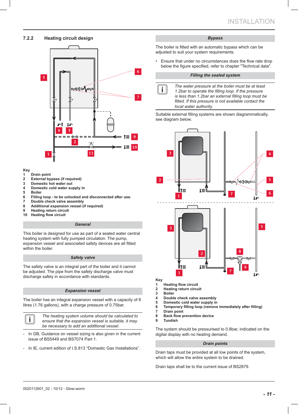 Installation | Glow-worm Ultracom2 cxi User Manual | Page 13 / 68