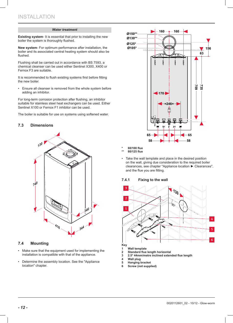 Installation | Glow-worm Ultracom2 cxi User Manual | Page 14 / 68