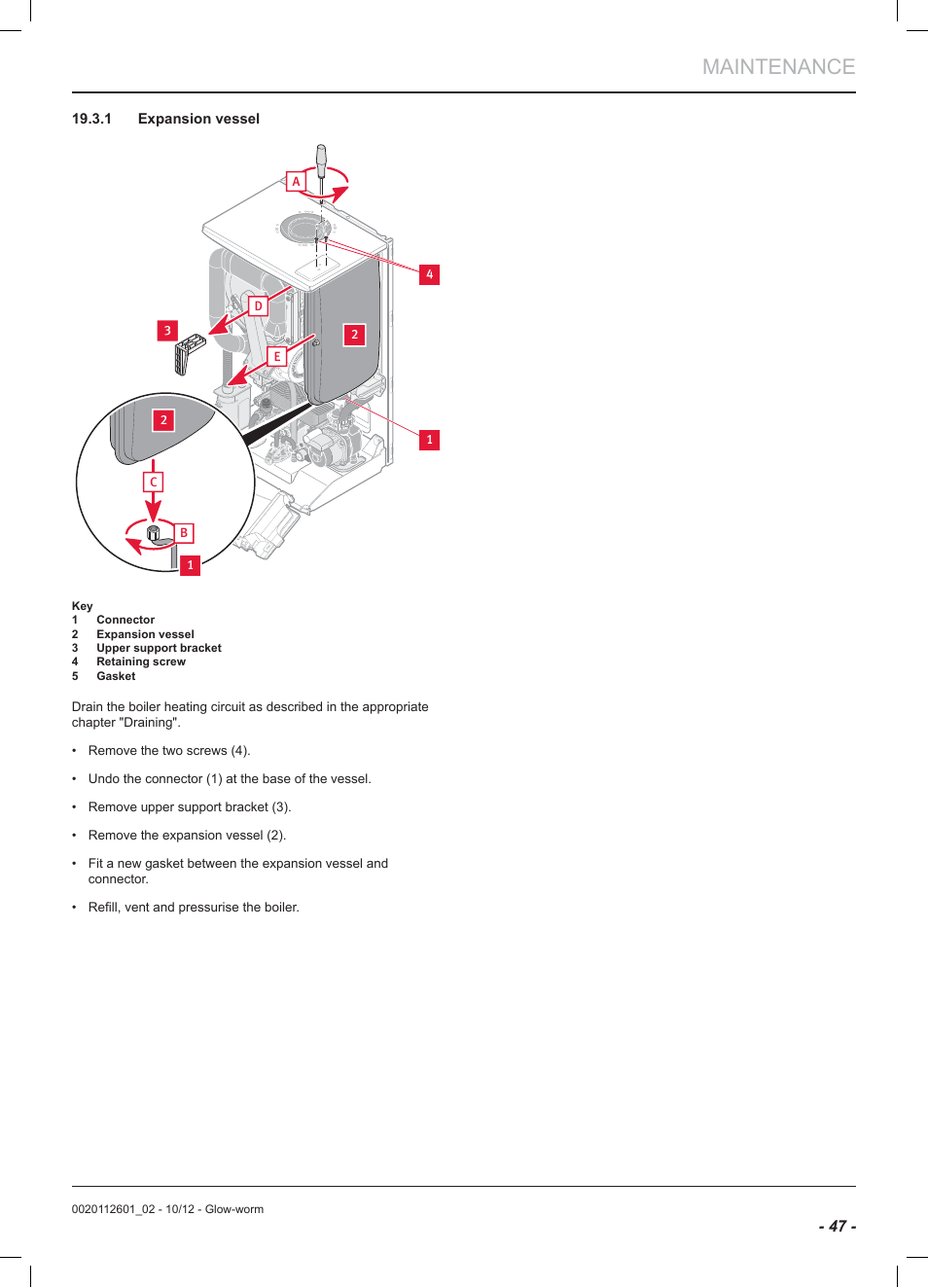 Maintenance | Glow-worm Ultracom2 cxi User Manual | Page 49 / 68