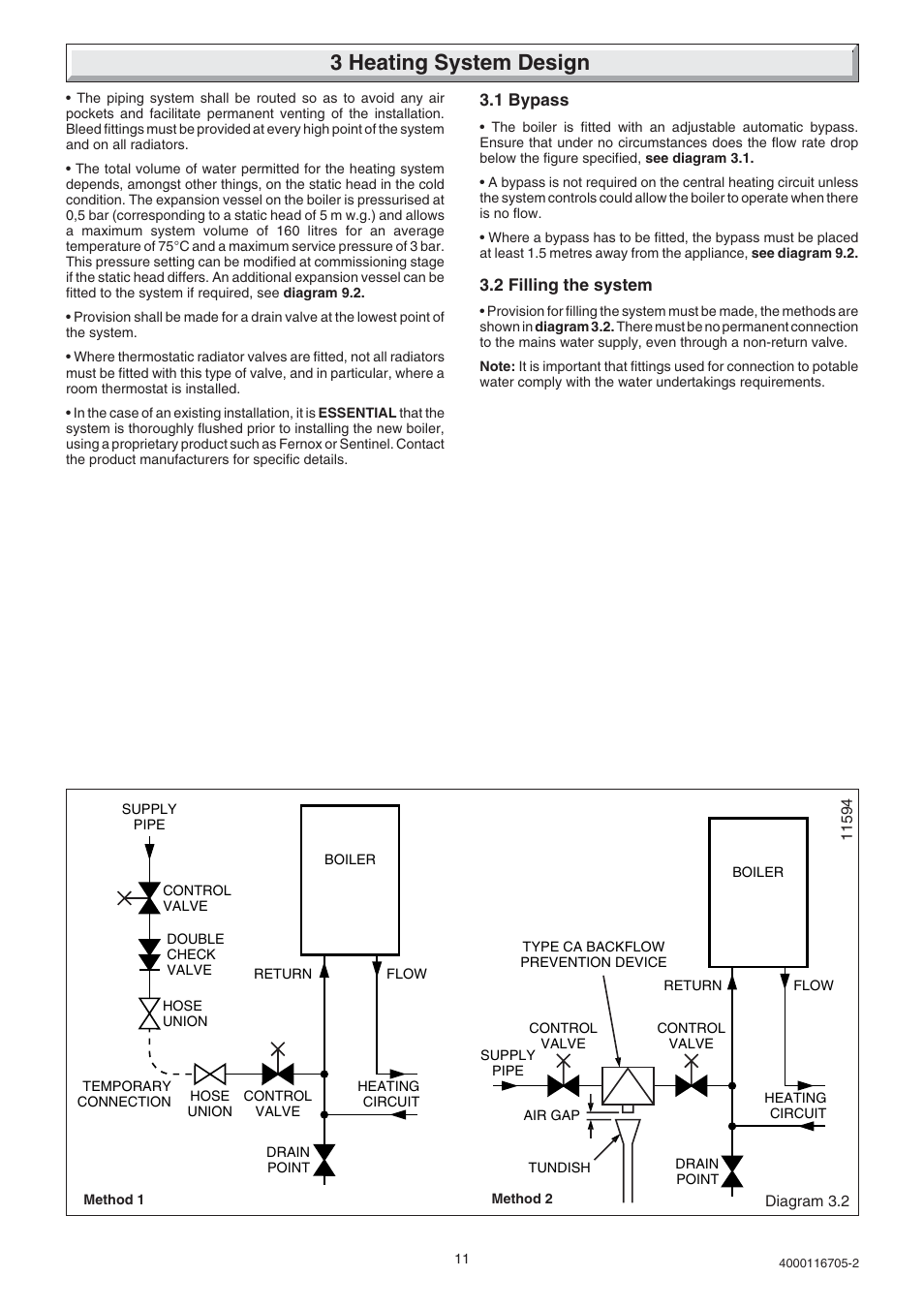 3 heating system design | Glow-worm Xtramax User Manual | Page 11 / 44