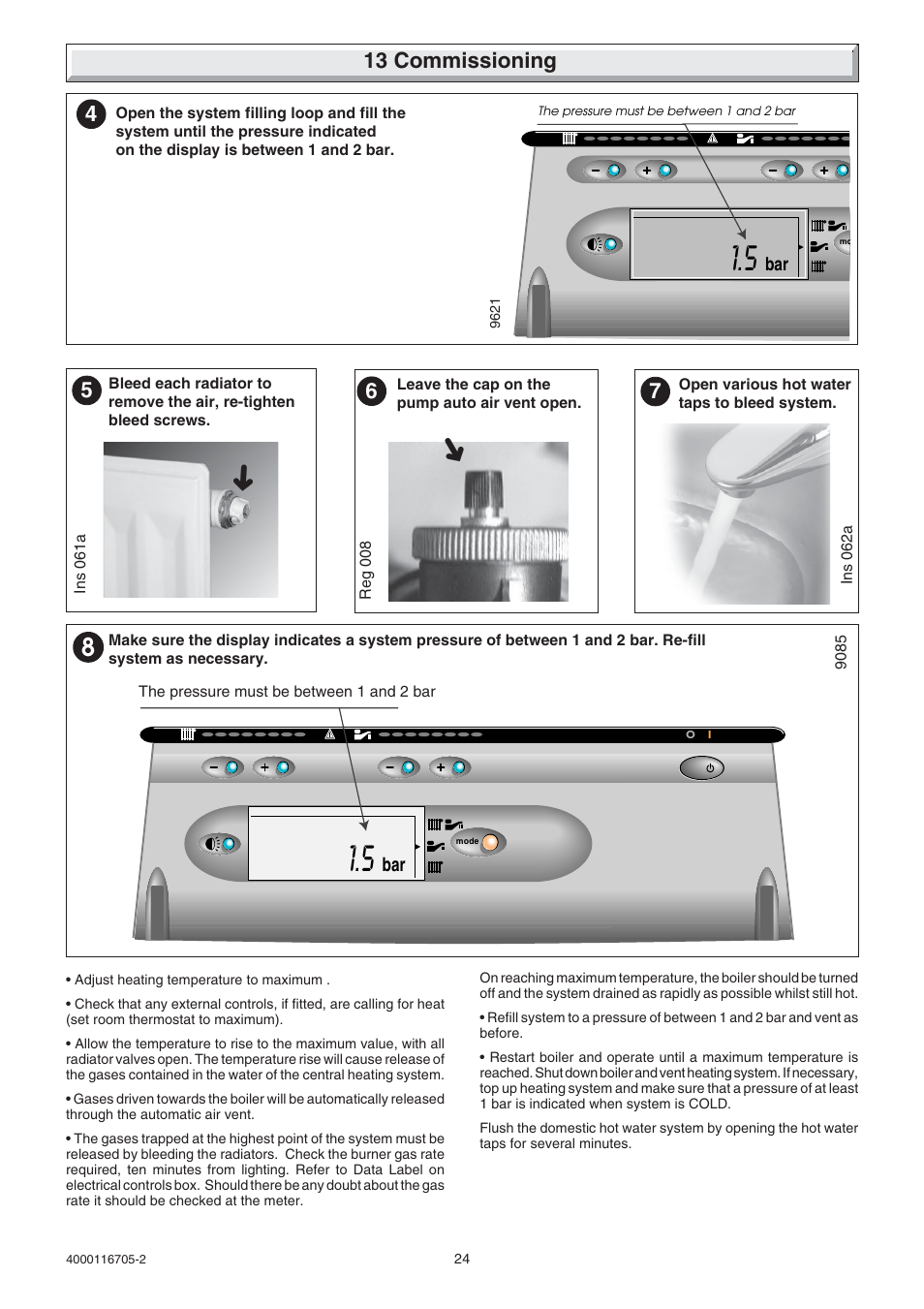 13 commissioning | Glow-worm Xtramax User Manual | Page 24 / 44