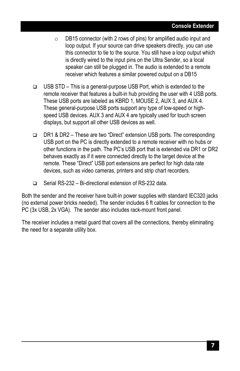 Hall Research U97-Ultra-2B-S User Manual | Page 6 / 18