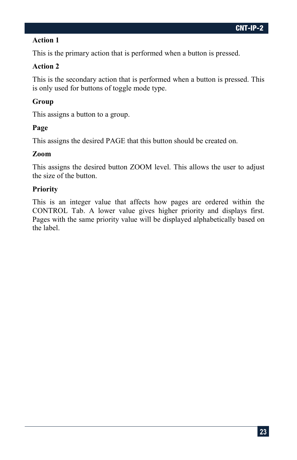 Hall Research CNT-IP-2 User Manual | Page 23 / 29