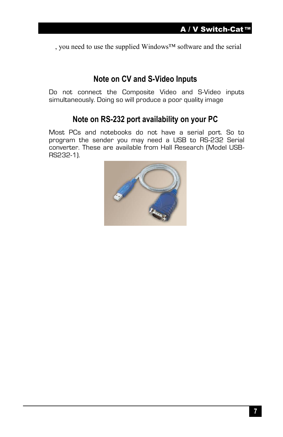 Hall Research VSA-31-SP-W User Manual | Page 9 / 22