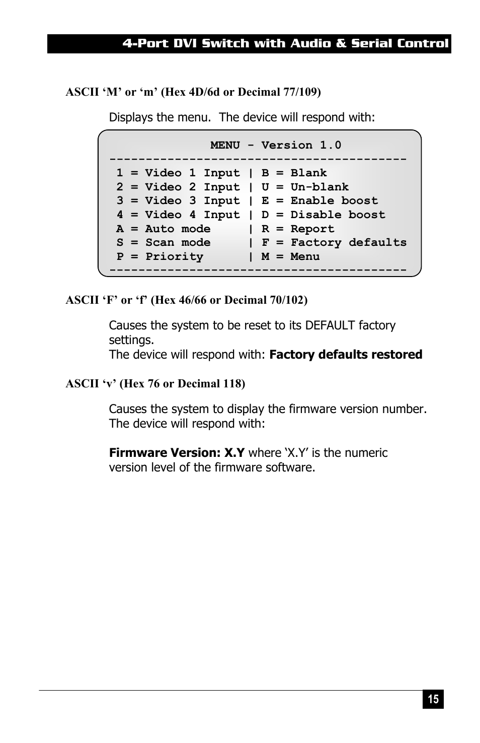 Hall Research DVS-4A User Manual | Page 17 / 24