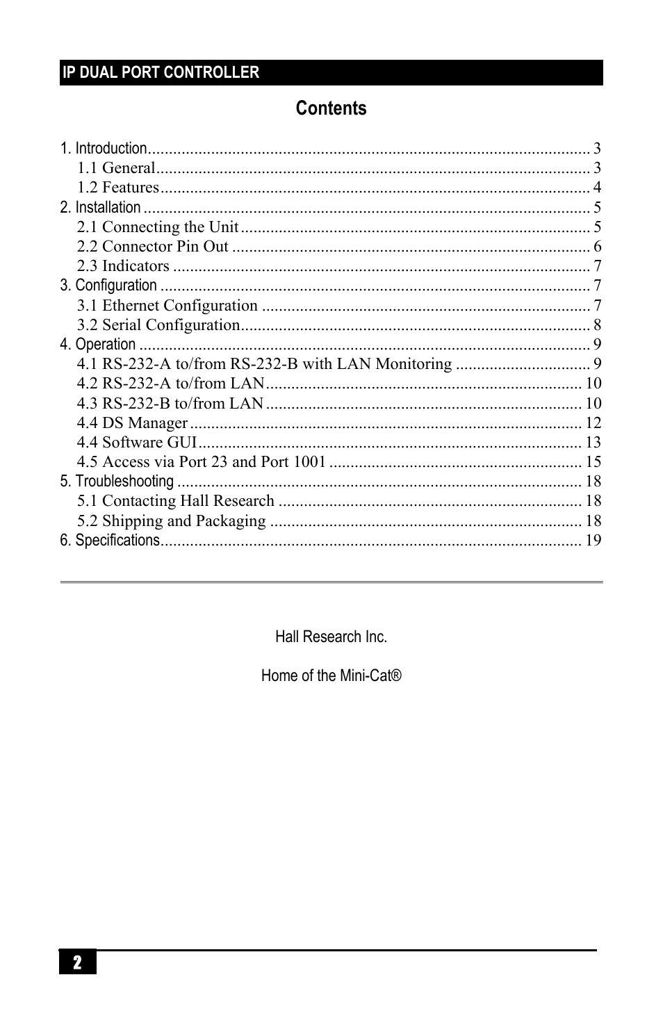 Hall Research VSA-31-IP User Manual | Page 4 / 24