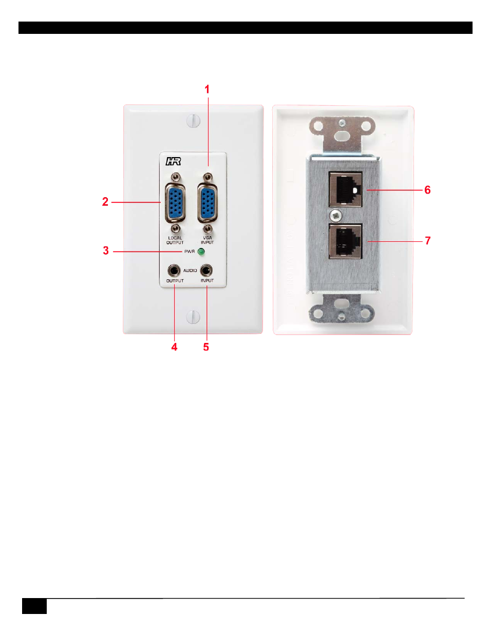 6 vsa-v-dp, Vsa-v-dp | Hall Research VSA-51-R User Manual | Page 16 / 47