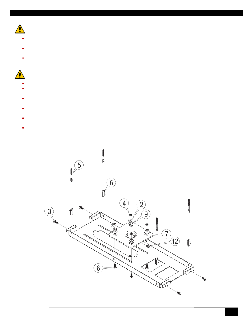 2 installation, Warning, Caution | Hall Research VSA-51-R User Manual | Page 19 / 47