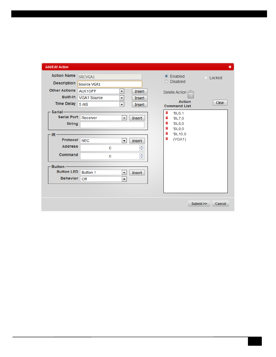 3 actions | Hall Research VSA-51-R User Manual | Page 37 / 47