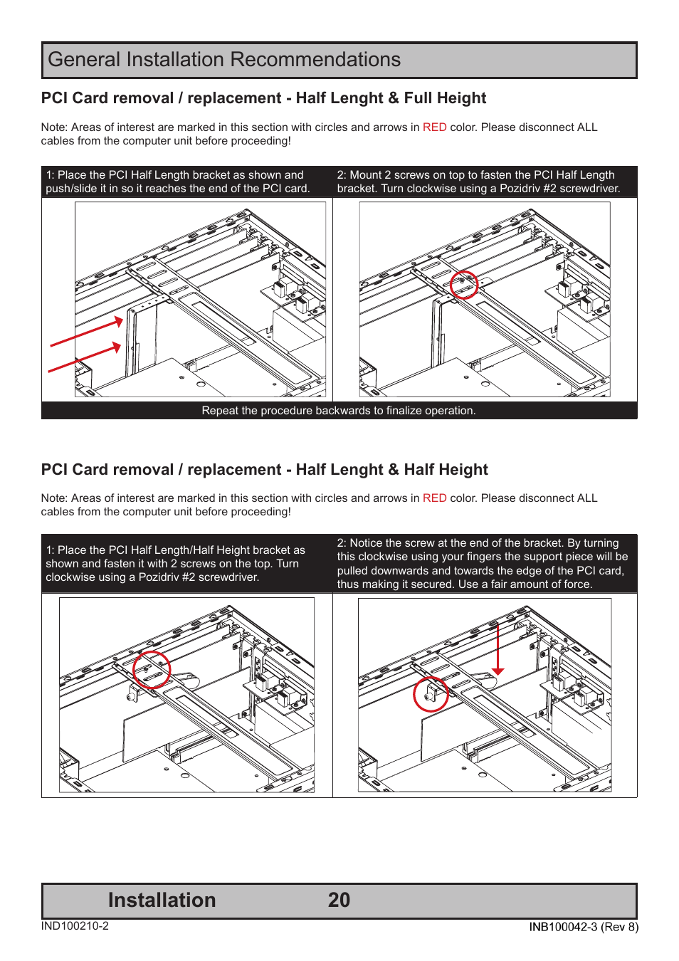 General installation recommendations installation | Hatteland Display HM C01 (Rugged) User Manual | Page 20 / 52