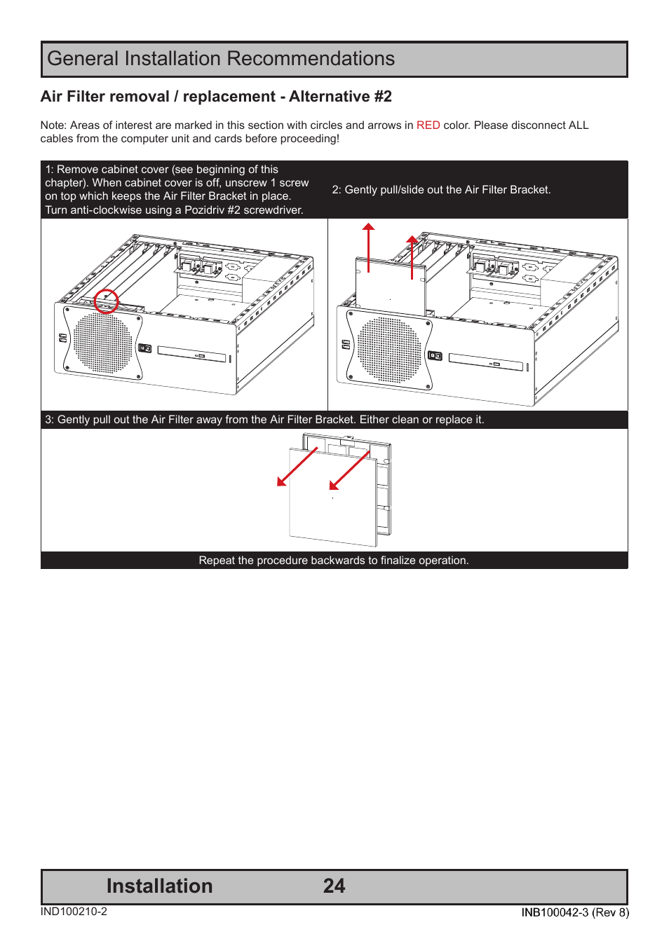 General installation recommendations installation | Hatteland Display HM C01 (Rugged) User Manual | Page 24 / 52