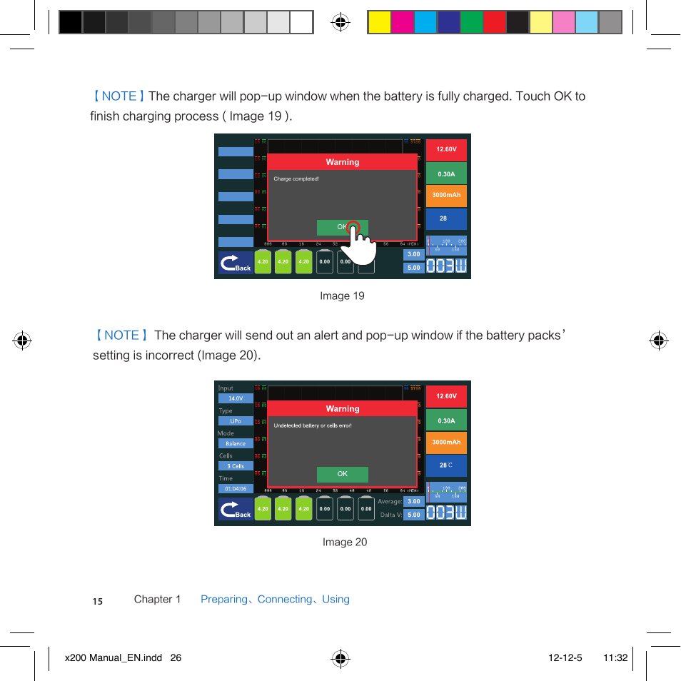 Warning | Imaxrc X200 User Manual | Page 26 / 96