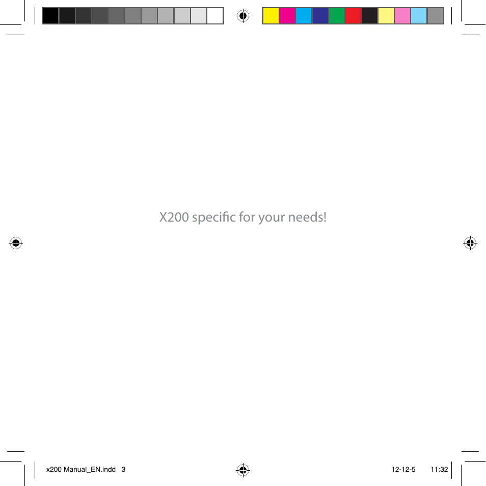 X200 specific for your needs | Imaxrc X200 User Manual | Page 3 / 96