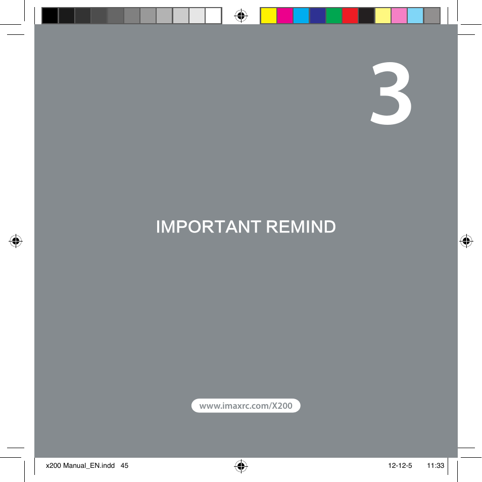 Imaxrc X200 User Manual | Page 45 / 96